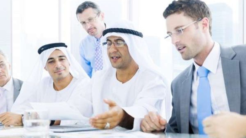 Business meeting in dubai