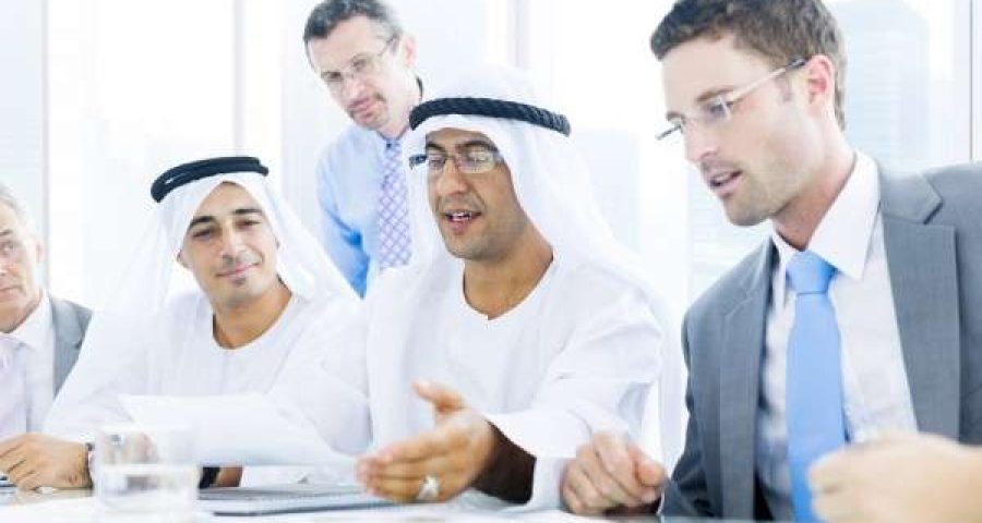 Business meeting in dubai
